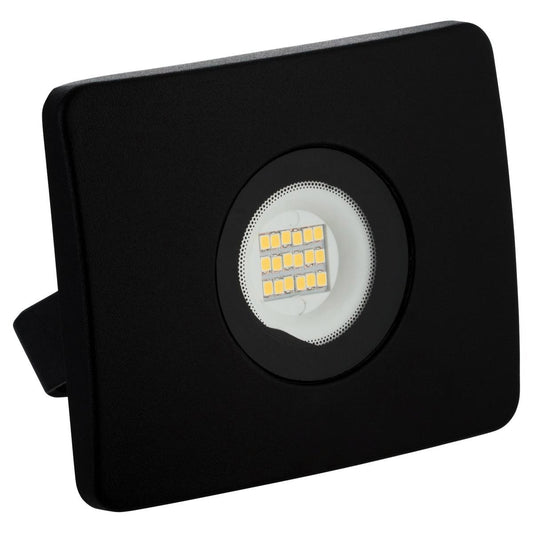 Hpm Leana 15W Slimline LED Floodlight - Cool White - Aluminium - Weatherproof - Auzzistore