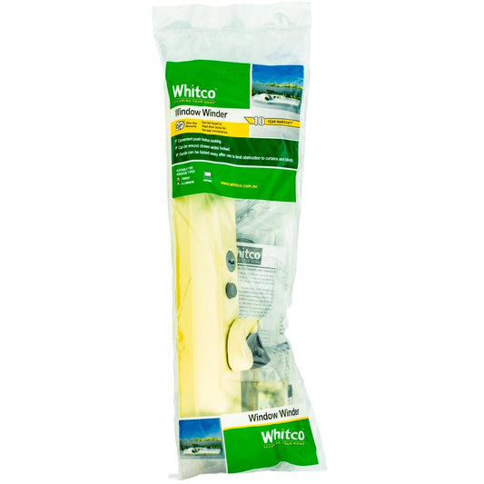 Whitco Lockable Window Winder - Primrose - 300mm Zinc - Smooth Operation - Auzzistore