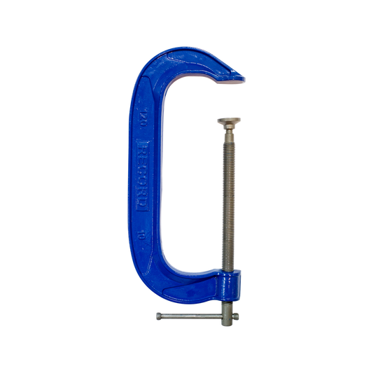 Irwin 10in Cast Iron G Clamp - Heavy-Duty Metalworking Tool - T12010