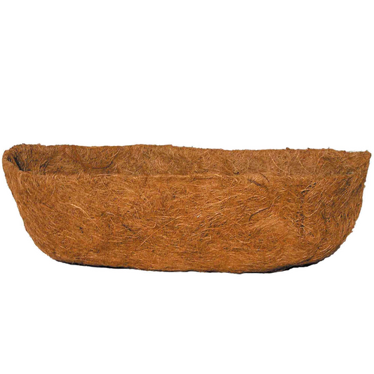 Brunnings 60cm Aquaguard Wall Basket Trough Liner Co-Co Fibre Durable