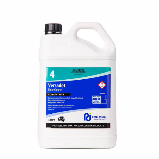 Peerless Jal Versadet Floor Cleaner 5L Liquid PH Neutral Streak Free