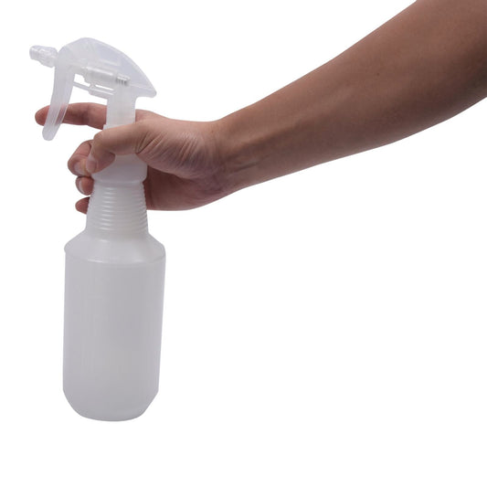 All Set 1L Plastic Spray Bottle - Durable PE - Adjustable Nozzle - Versatile