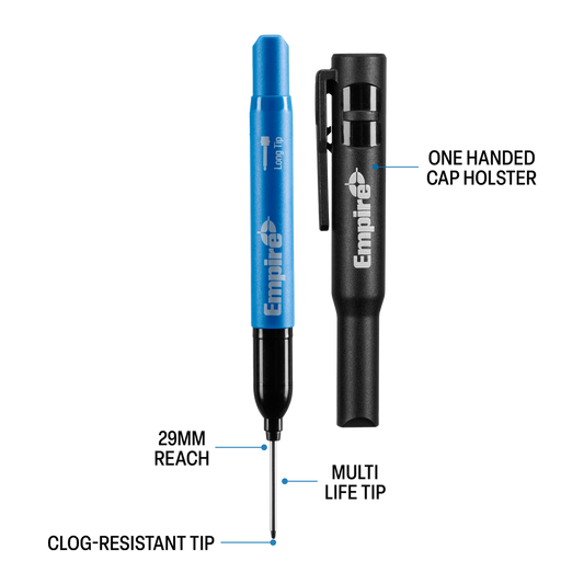 Empire Long Tip Marker - 29mm Depth - Durable Acrylic Nib - Holster Cap – view 2 - Auzzistore