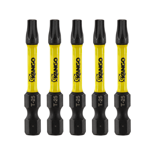 Kango Impact Driver Bit 5 Pack - TX25 50mm - High Torque - Magnetic Tip – view 2 - Auzzistore