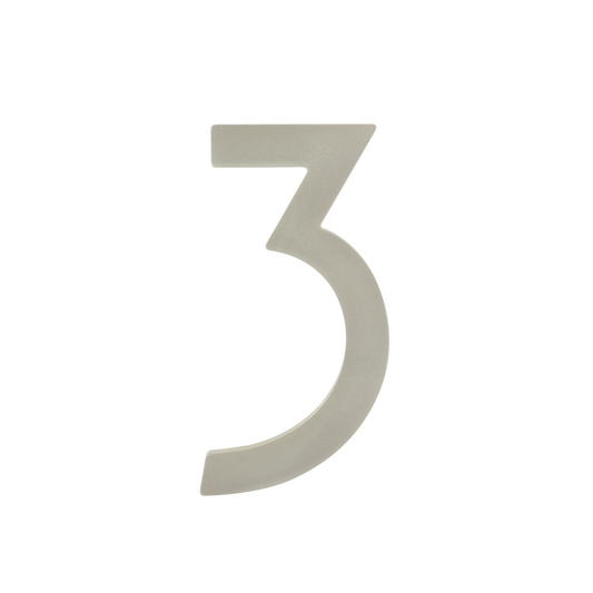 Sandleford Stainless Steel Lorne Numeral 3 - 100mm - Durable - Easy Install - Auzzistore