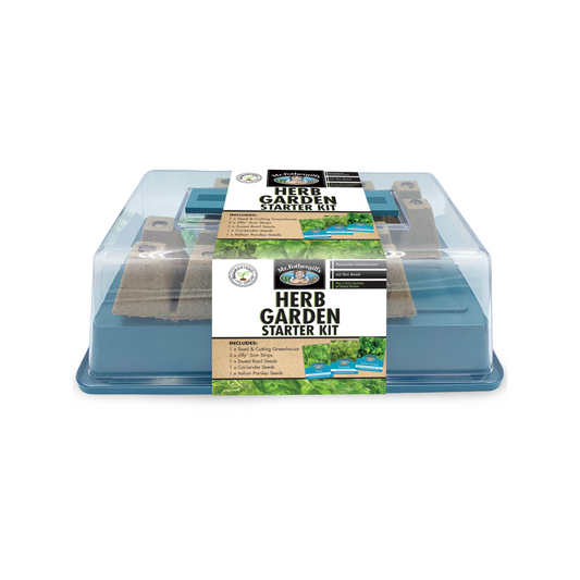 Mr Fothergill Herb Garden Starter Kit - Greenhouse - 380mm - Easy Growth - Auzzistore