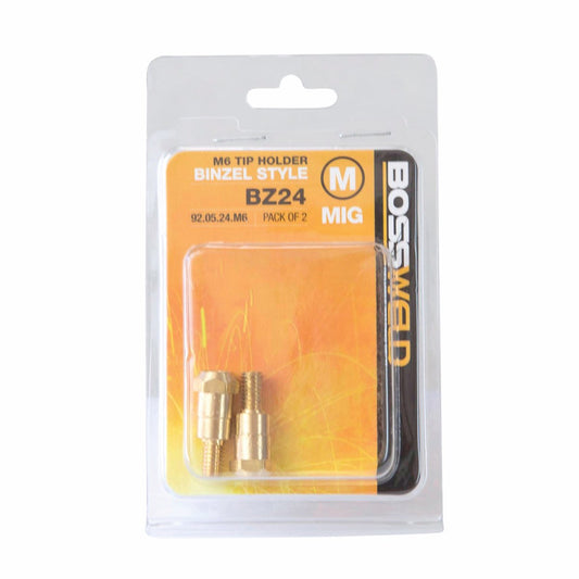 Bossweld BZ24 Binzel Style M6 Tip Holder 2 Pack - Durable - Easy Fit – view 2 - Auzzistore