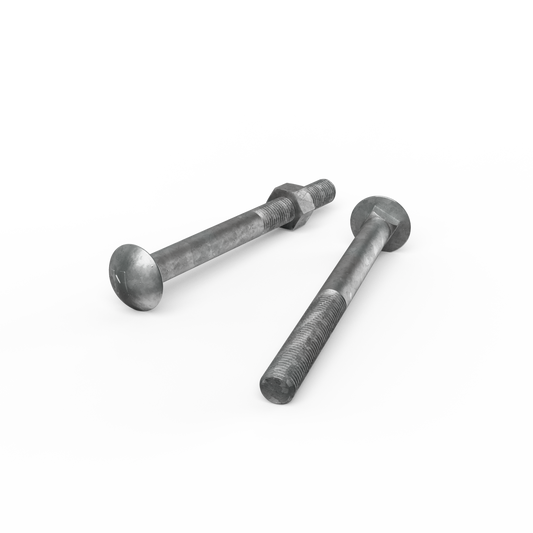 Zenith Cup Head Bolts - M16 x 180mm - Hot Dipped Galvanised - 12 Pack – view 2 - Auzzistore