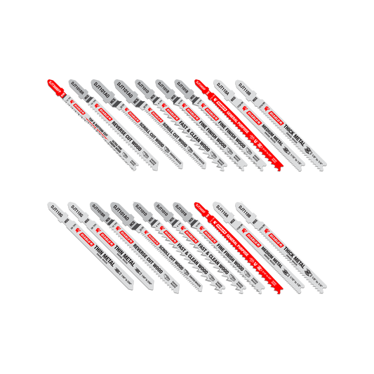 Diablo 20 Piece Jig Saw Blade Set - 124mm x 11mm x 168mm - Wood & Metal Cutting – view 2 - Auzzistore