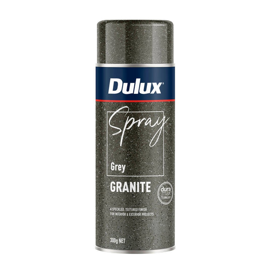 Dulux Effects Spray Paint 300g Grey Granite - Textured Finish - Indoor/Outdoor - Auzzistore