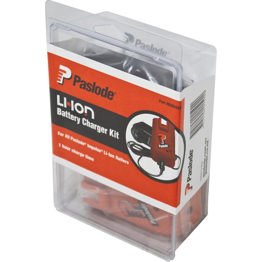 Paslode 240V Li-Ion Charger - Portable - Plastic - Quick Charge Benefit - Auzzistore