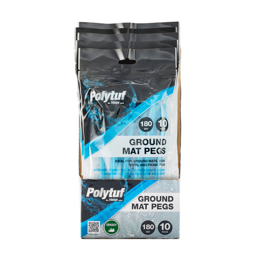 Polytuf Ground Mat Peg 10 Pack - 180mm Heavy-Duty Polycarbonate - Durable Stability – view 2