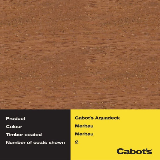 Cabot S Aquadeck Exterior Decking Oil 1L - Merbau - Durable Water-Based – view 2 - Auzzistore