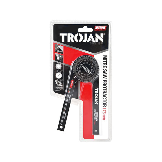 Trojan 175mm Mitre Saw Protractor - Accurate Cuts - Anodised Aluminium – view 2 - Auzzistore