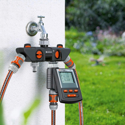Gardena Four Channel Water Distributor - 13mm Plastic - Easy Setup – view 2 - Auzzistore