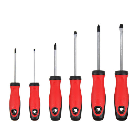 Trojan 6 Piece Screwdriver Set - Chrome Vanadium - Magnetic Tips - 225mm x 290mm – view 2 - Auzzistore