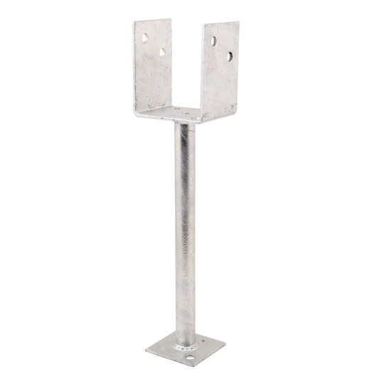Pryda Full Stirrup Post Anchor 300x90mm M10 - Galvanised Steel - Durable – view 2 - Auzzistore