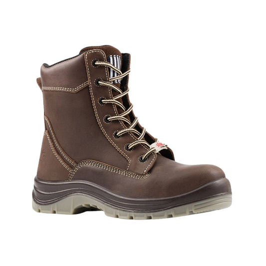 She Wear Pursues Women's Safety Workboots - Size 10 - Brown - Water-Resistant