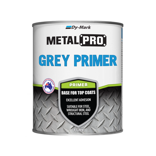 Dy Mark Metalpro Grey Primer - 1L - Quick-Drying - Corrosion Resistant - Auzzistore