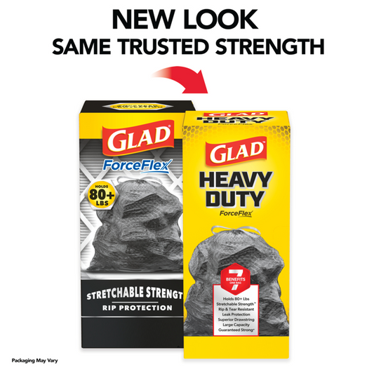 Glad ForceFlex Garbage Bags - 113L - Plastic - Extra Strong - 25 Pack – view 2