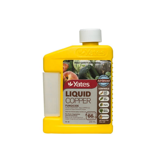 Yates Liquid Copper Fungicide - 200ml Concentrate - Controls Fungal Diseases