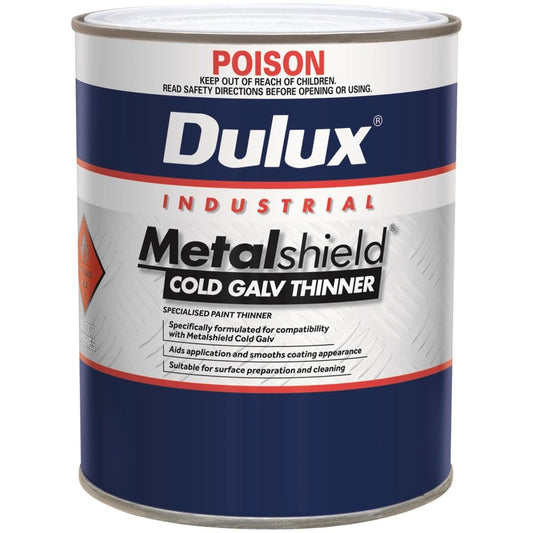 Dulux Metalshield Cold Galv Thinner - 1L - Paint - Enhances Workability - Auzzistore