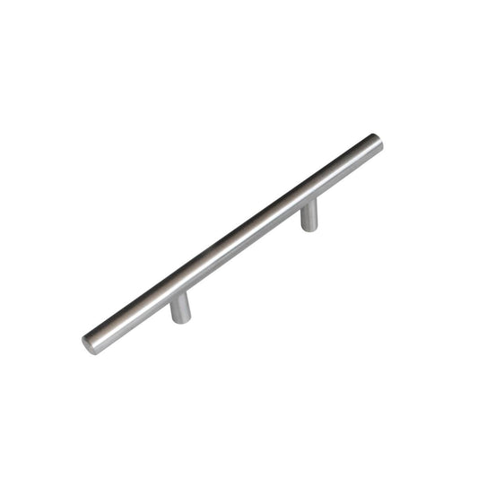 Kaboodle T Pull Handle - 96mm - Brushed Stainless Steel - Durable