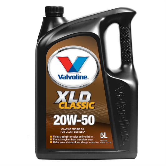 Valvoline 5L XLD Classic 20W-50 Engine Oil - Multigrade - API SG/CD
