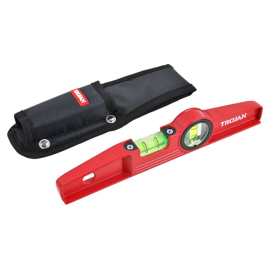 Trojan Torpedo Level with Pouch - 250mm - Durable - Magnetic - Accurate – view 2 - Auzzistore