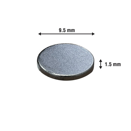 Everhang Rare Earth Disc Magnet 9.5mm Neodymium 6 Pack Strong Adhesive – view 2 - Auzzistore