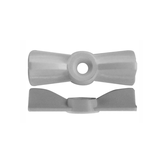 Rolltrak Clear Flyscreen Butterfly Clip 8 Pack - 12mm x 8mm x 39mm - Auzzistore