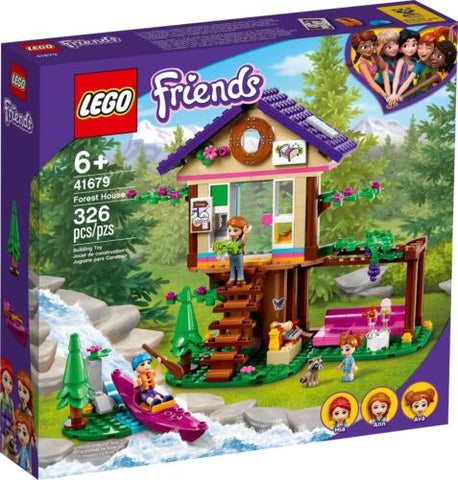 LEGO Friends Forest Tree House 41679 - Mia, Ann, Ava Doll, Kayak - Auzzistore