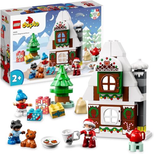LEGO DUPLO Christmas 10976 Santa's Gingerbread House Set XMAS Seasonal - Auzzistore