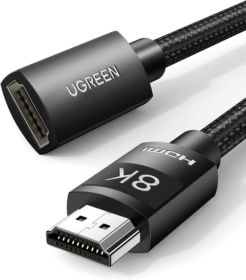 UGREEN 40447 HDMI Extension Cable 8K 60Hz 48Gbps Male to Female Cable 1M - Auzzistore