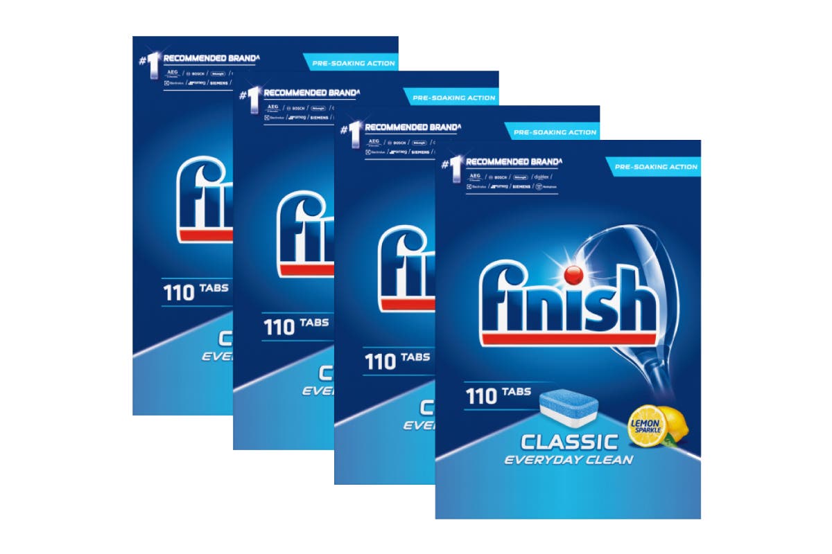 Finish Classic Lemon 440 Dishwashing Tablets (4 x 110 Pack)