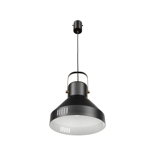 Brilliant Degraves Pendant Light - 35cm Matte Black - DIY Installation - Industrial Style – view 2