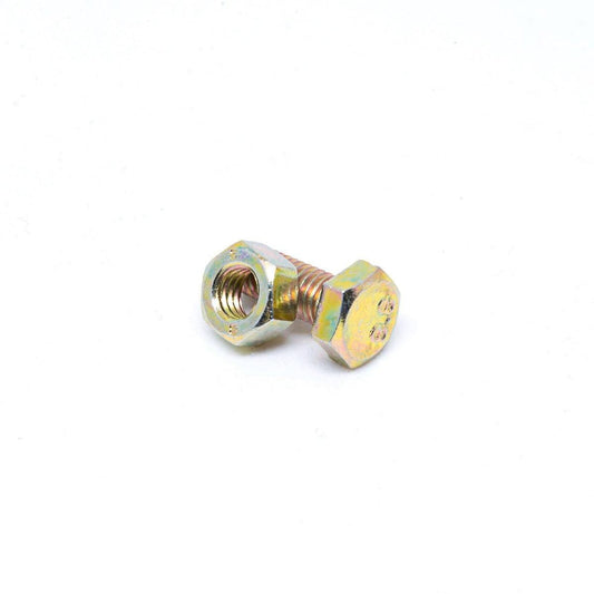 Pinnacle Hex Bolt and Nut - 5 x 30mm - Yellow Zinc - Hi Tensile - 8 Pack - Auzzistore