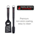 Matador BBQ Tool Set - Black Non Stick - 2 Piece - Stainless Steel - 162mm x 395mm