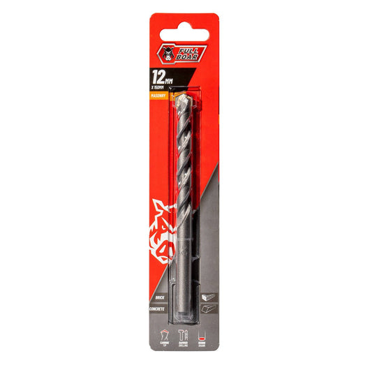 Full Boar 12mm TCT Masonry Drill Bit - Tungsten Carbide - Durable - Auzzistore