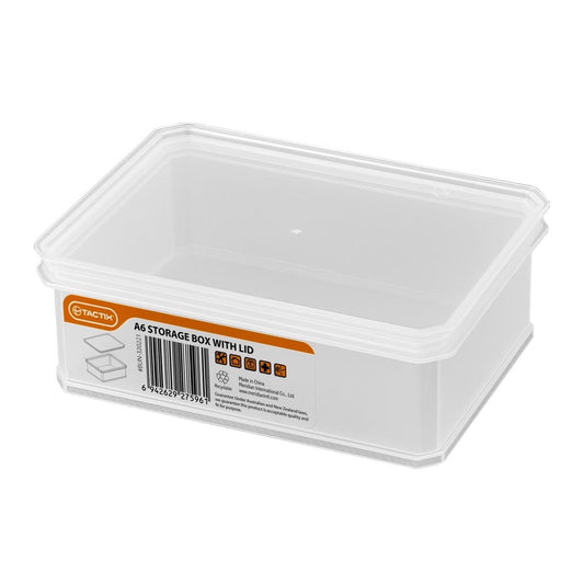 Tactix Small A6 Storage Container - Plastic - Stackable - Durable - Auzzistore