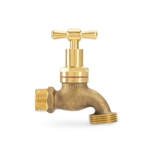 Brasshards 1/4 Turn T Head Mi Hose Tap 15mm Lead-Free Brass - Durable Design – view 2 - Auzzistore