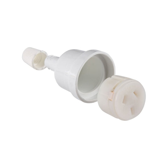 HPM 15A Extension Socket Plug - White - PVC - Safe & Durable – view 2 - Auzzistore