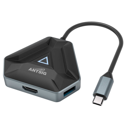Antsig 6 in 1 USB C Multiport Adapter - 8K HDMI - USB-A - Black