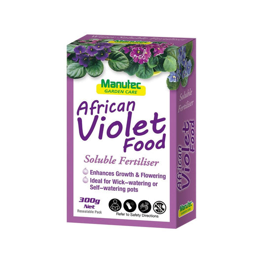 Manutec Soluble African Violet Food - 300g - Water Soluble - Nutrient Rich - Auzzistore