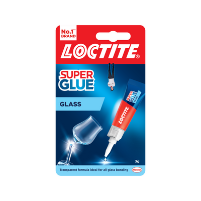 Loctite Glass Adhesive 3g Clear Cynoacrylate Instant Bonding
