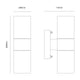 Brilliant Up Down Exterior Wall Light - 304 Stainless Steel - IP44 Rated