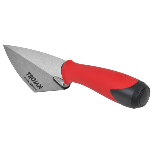 Trojan 150mm Pointing Trowel - High Carbon Steel Blade - Ergonomic Grip – view 2 - Auzzistore