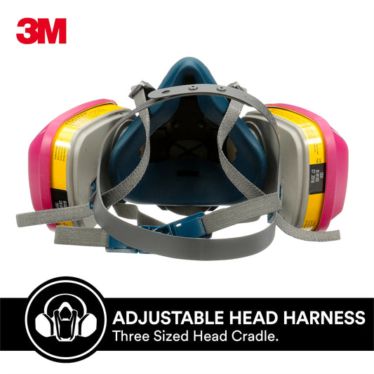 3M Multi-Purpose Quick Latch Respirators With Cool Flow Valve