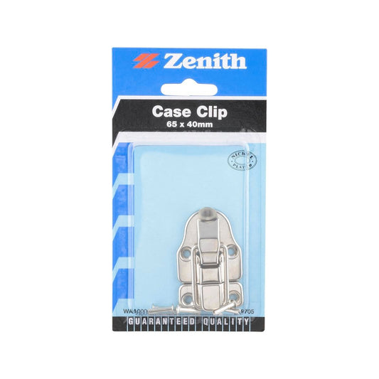 Zenith Nickel Plated Suitcase Clip 65x40mm Durable Replacement - Auzzistore
