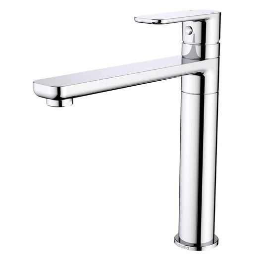 Caroma Luna Sink Mixer - Lead Free Brass - Polished Chrome - 50mm x 260mm x 220mm - Easy Clean Aerator